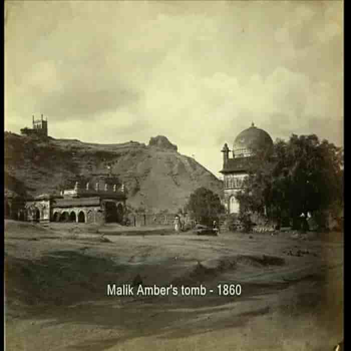 Malik Amber's Tomb in 1860